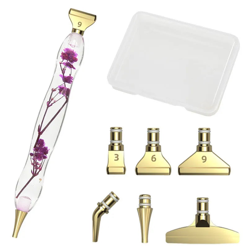 Botanical Spark – Resin Diamond Painting Pens & Tray