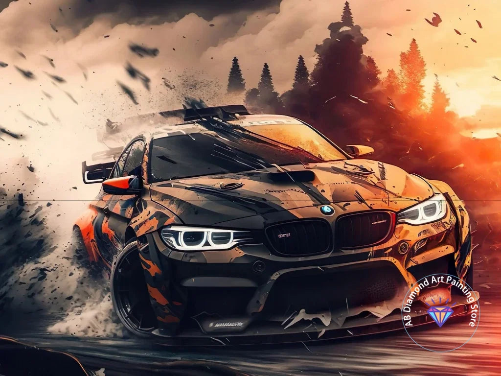 Street Legends – Racing Car Diamond Painting Collection