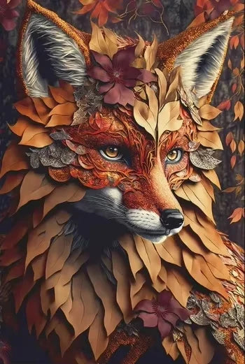 Autumn Guardians Wildlife Collection Diamond Painting Kit