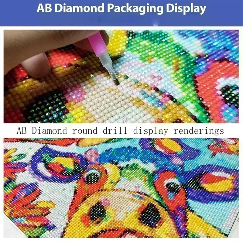 Tiger’s Approach – AB Diamond Painting Kit