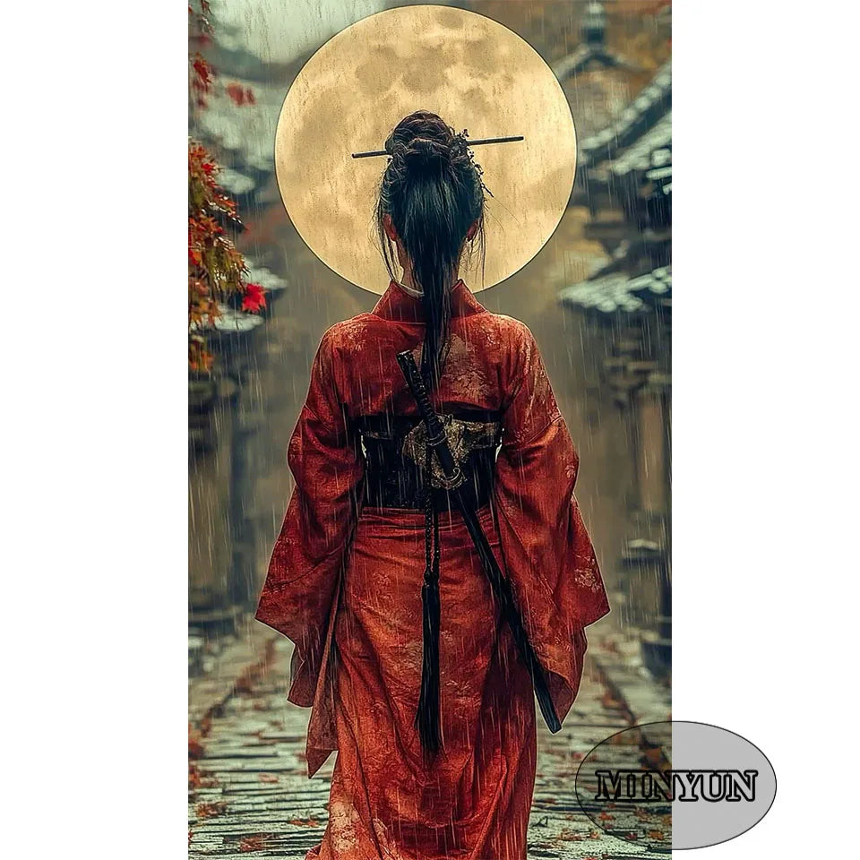 Kimono Reverie – Japanese Beauty Diamond Painting Collection