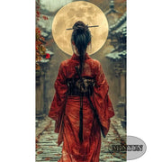 Kimono Reverie – Japanese Beauty Diamond Painting Collection artwork design FYH556