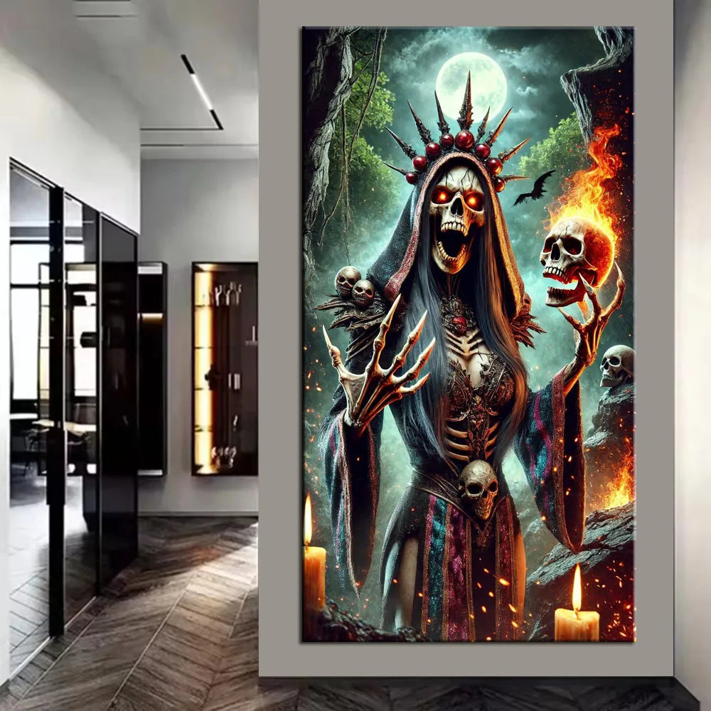 Reaper’s Realm – Gothic Skull Diamond Painting Collection