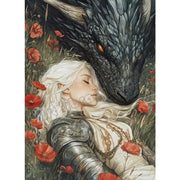 Dragonbound Archives – Dark Academia Diamond Painting Collection artwork design B1