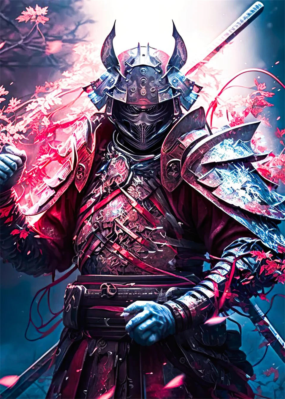 Sakura Warriors – 120-Color Diamond Painting Collection