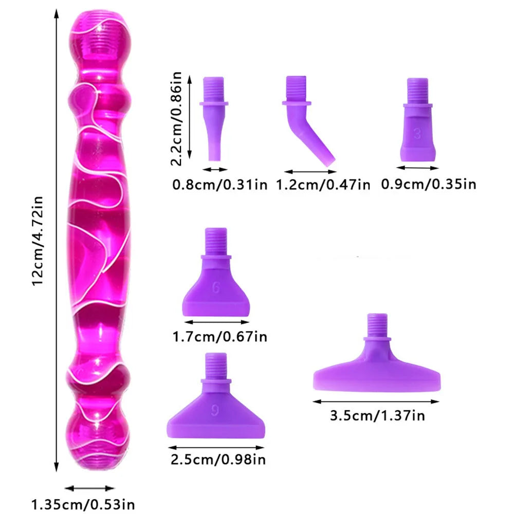 TwistTip Resin Diamond Painting Pen – Metal or Plastic Tip Options