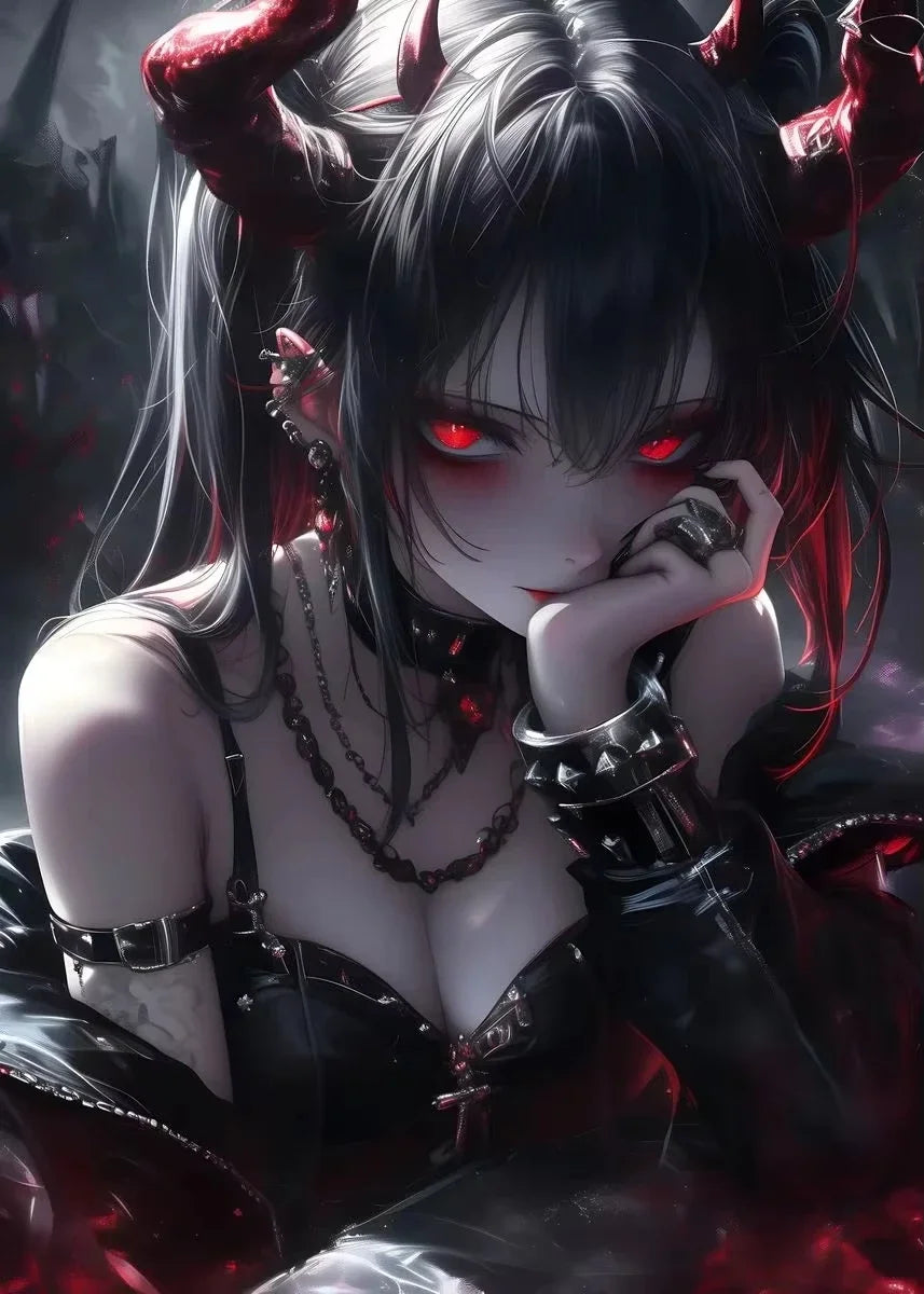 Moonlit Misfits – Gothic Girl Collection Diamond Painting Kit