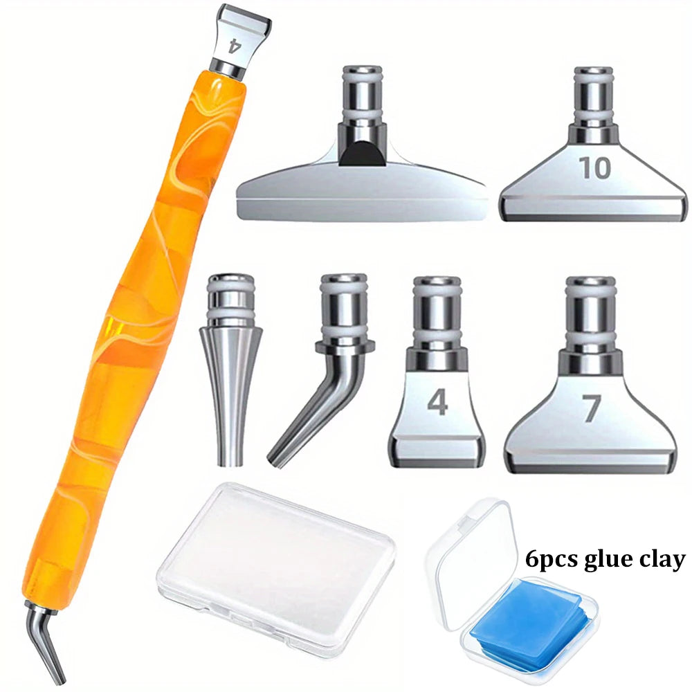 SparkCraft Resin Diamond Painting Pen & Metal Tip Set