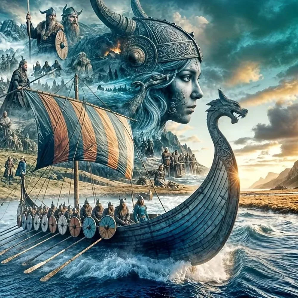 Viking Voyage Diamond Painting Kit