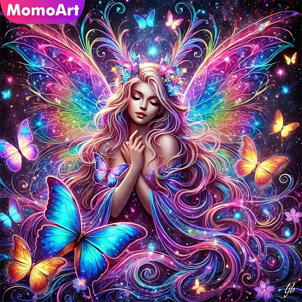 Butterfly Reverie Fairy Diamond Painting Kit