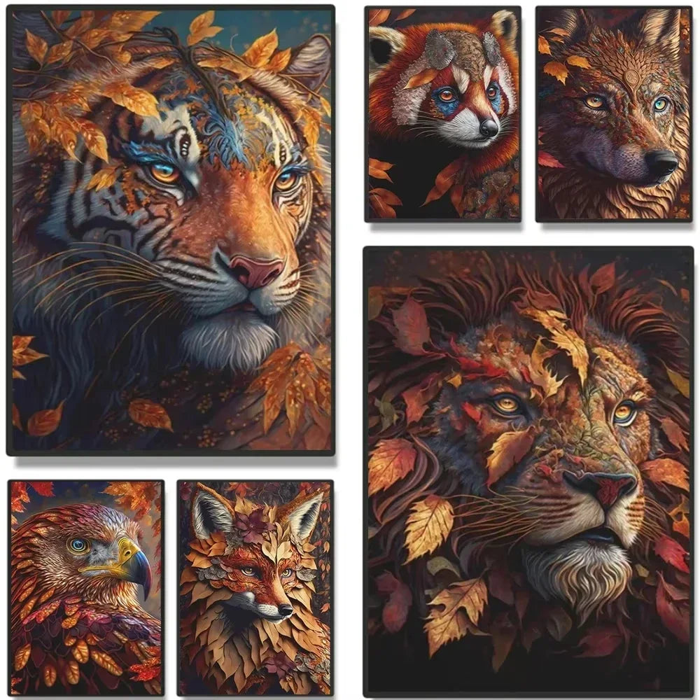 Autumn Guardians Wildlife Collection Diamond Painting Kit