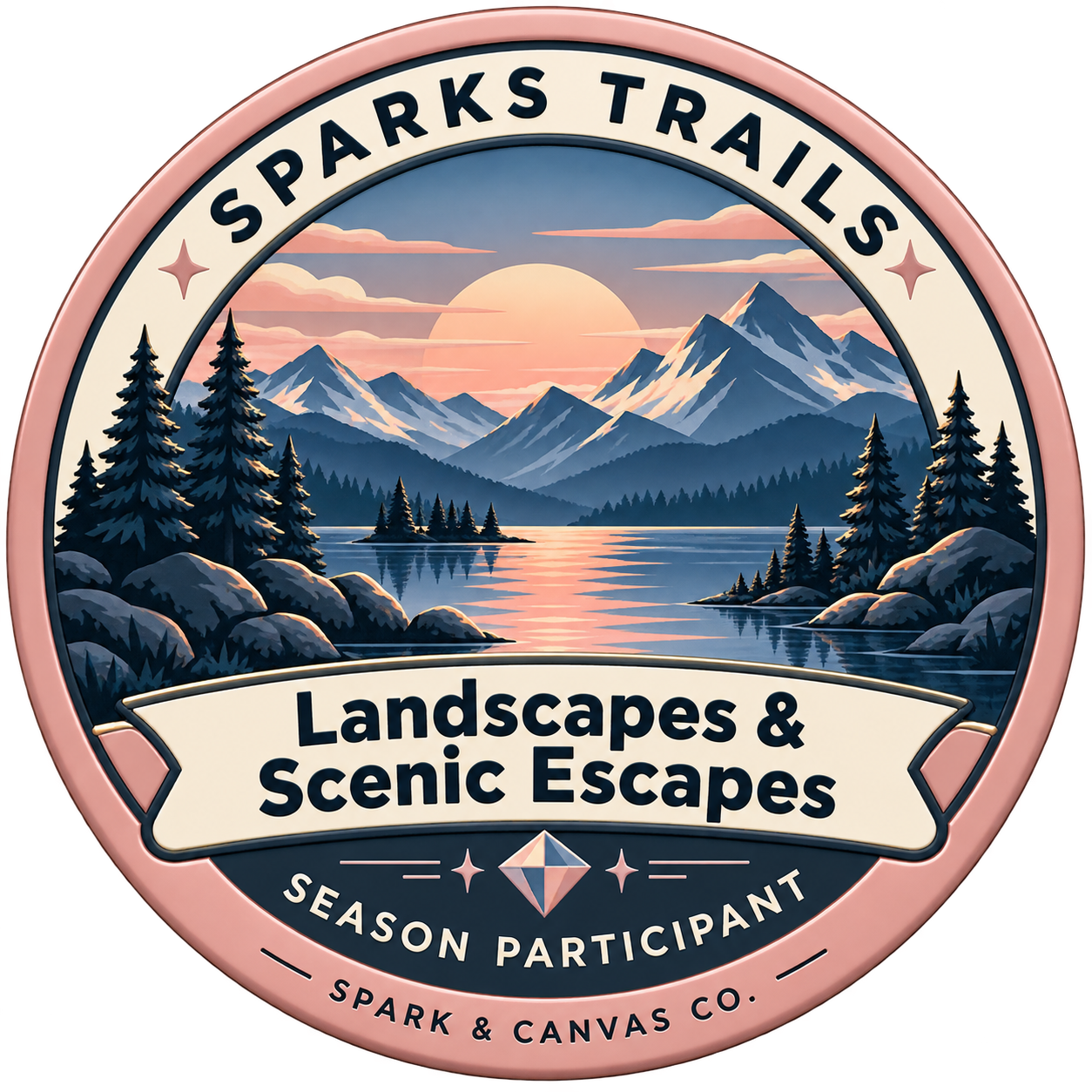 Scenic participation badge